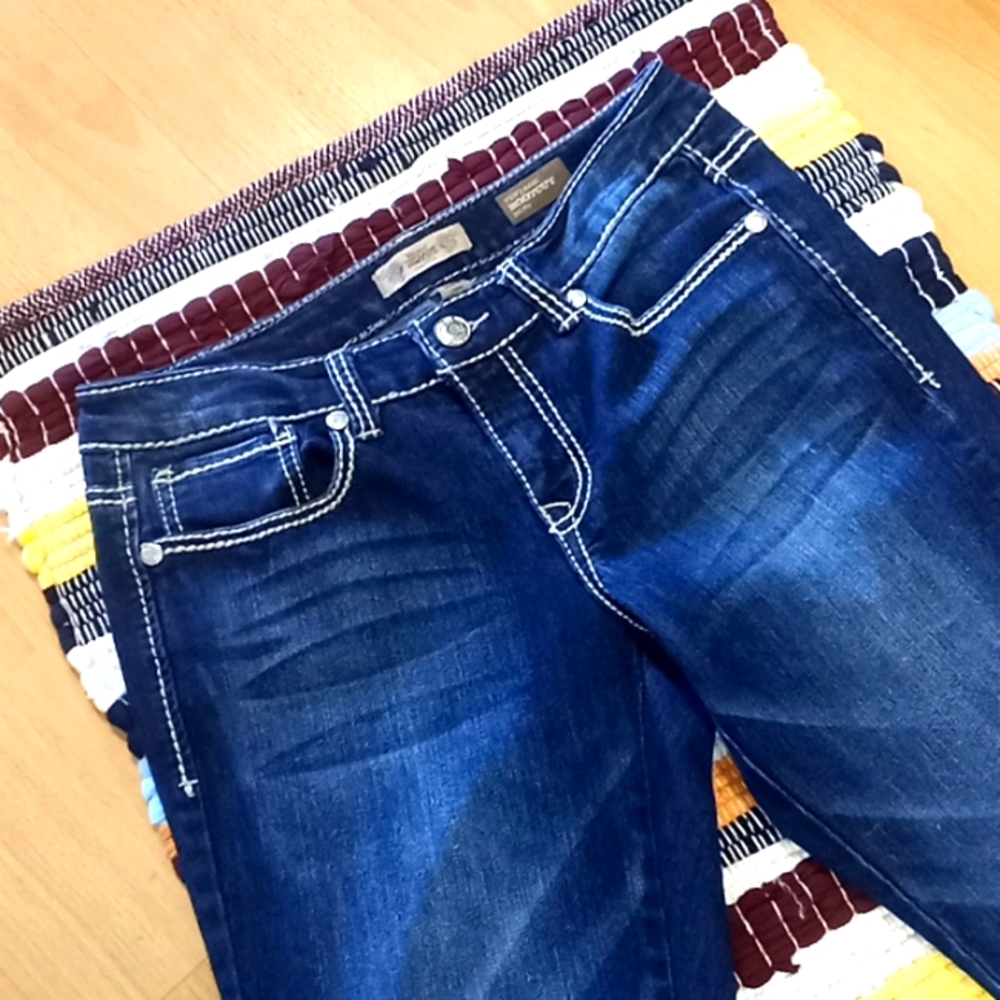 Vintage America Bedazzled Boot Cut Jeans-#1505